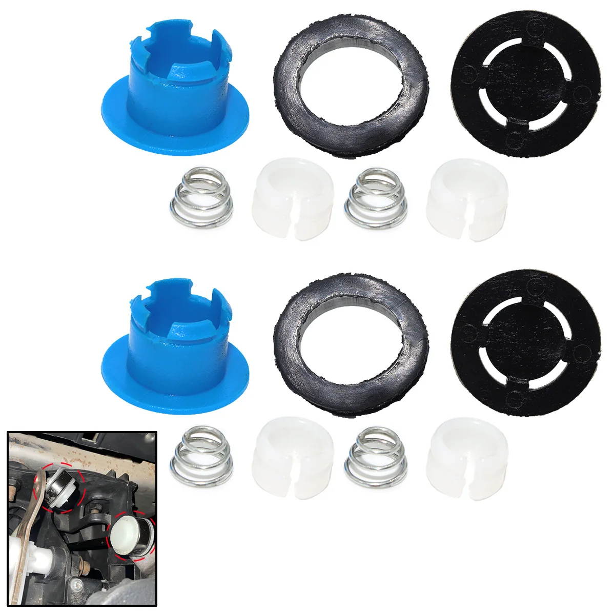 

For Benz Vito W639 W415 Viano MT Gear Shift Cable Linkage End Rod Bushing Gearbox Shifter lever Connector Grommet Replacement