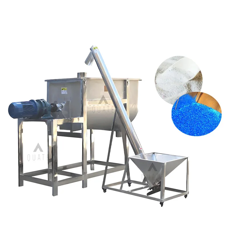 500kg-2000kg Horizontal Spiral Belt Mixer Powder Dry Powder Wheat Bran Corn Premix Mixer