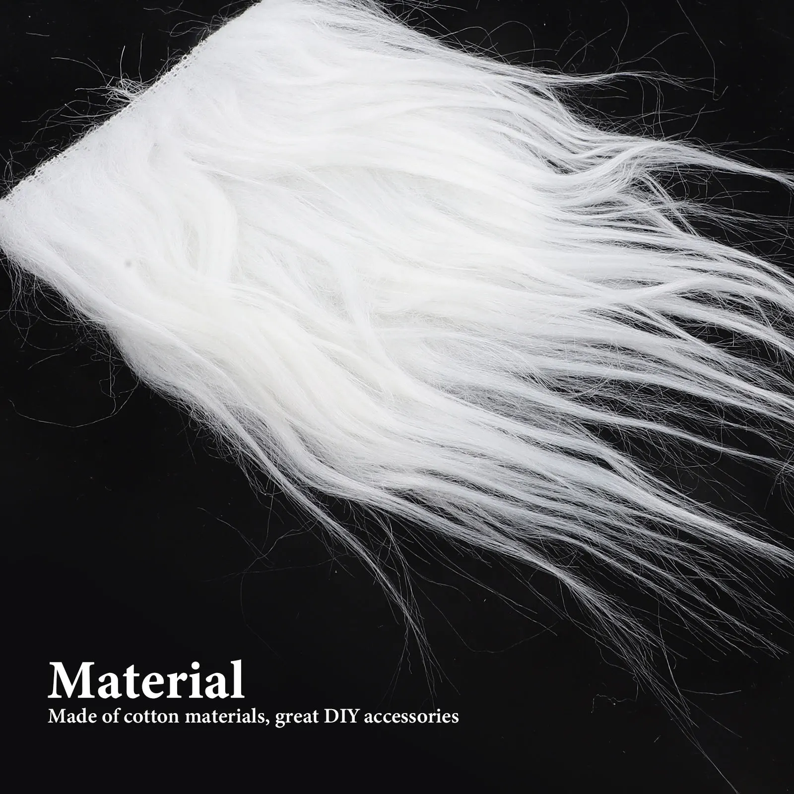 

1 Set Pre-Cut Beard Braid Kit Wood Cotton Material For Diy Gnome Decor Craft Christmas Decoration Replacement Braids Artificial