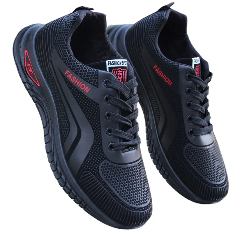 Zapatillas de deporte informales para hombre, nuevos zapatos deportivos transpirables, moda de primavera para hombre, zapatillas antideslizantes resistentes al desgaste para correr, zapatos para hombre al aire libre