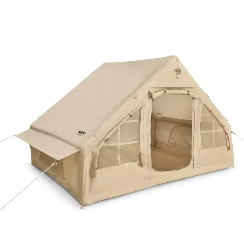 Automatic Pop Up Camping Tent 5 Layer Waterproof Thickened Oxford Cloth Portable Outdoor Shelter for 3 4 Persons Four Seasons