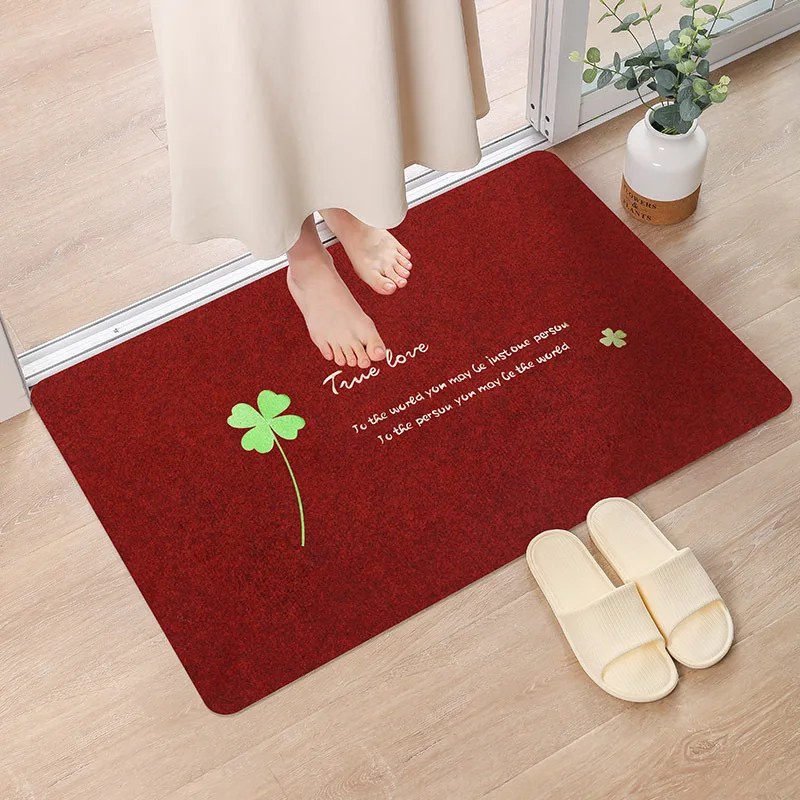 Entry Floor Mats Kitchen Water-absorbent Dirt-resistant Non-slip Mats Bathroom Foot Mats Can Be Cut Bedroom Living Room Carpet