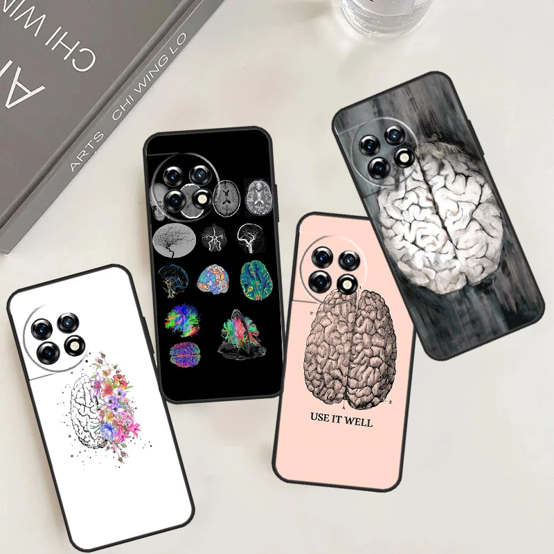 Anatomy Brain Case For OnePlus Nord N30 N20 N10 CE 2 3 Lite 2T OnePlus 10T 12R 10R 8 9 10 Pro 11 12 Cover