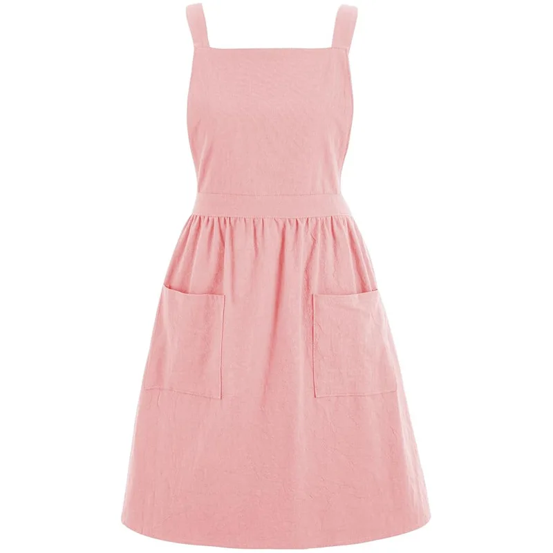 Avental de lona feito de algodão, adequado para uso doméstico, leite, chá, cafeteria, cozinha, jardinagem, denim, circunferência da cintura H3