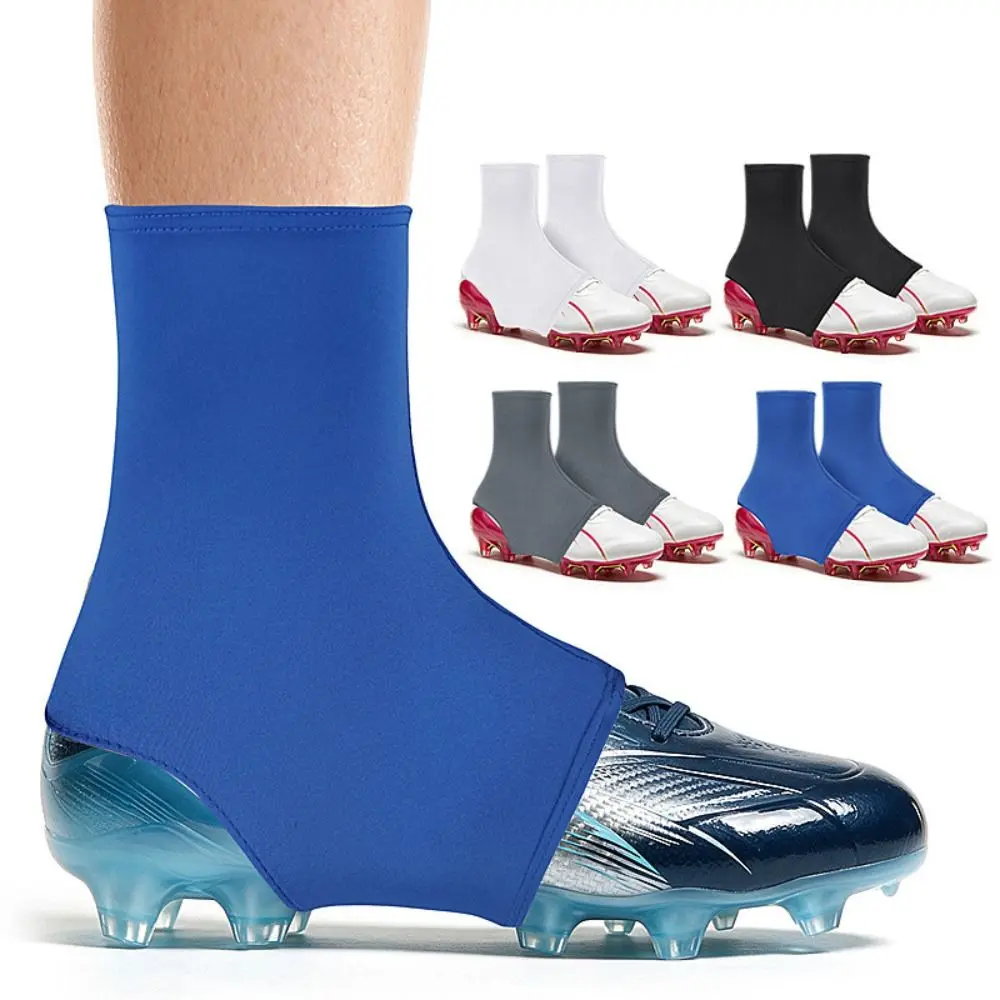 Anti-Slip Football Cleat Covers Stretchable Anti-Detachment Soccer Cleat Covers Breathable Sports Sock Covers Athletic Training
