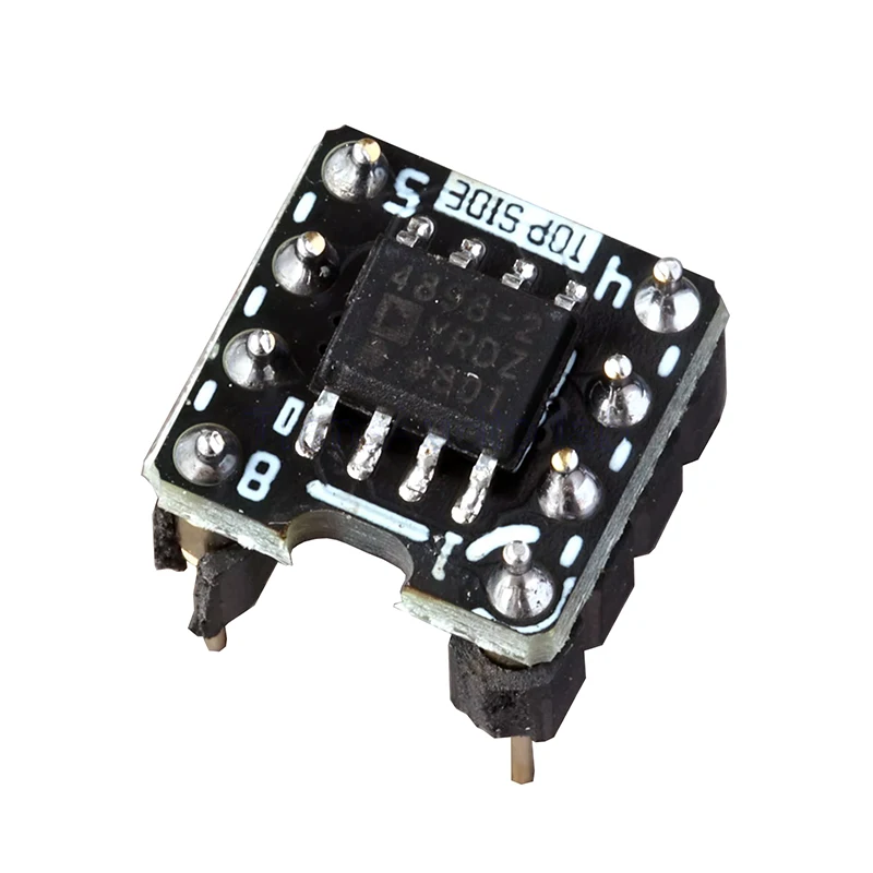 2 Pcs Hifi ADA4898-2 Dual Channel High-speed Operational Amplifier SOP8 to DIP8 Dual Opamp for DIY  Sound Amp Low Noise