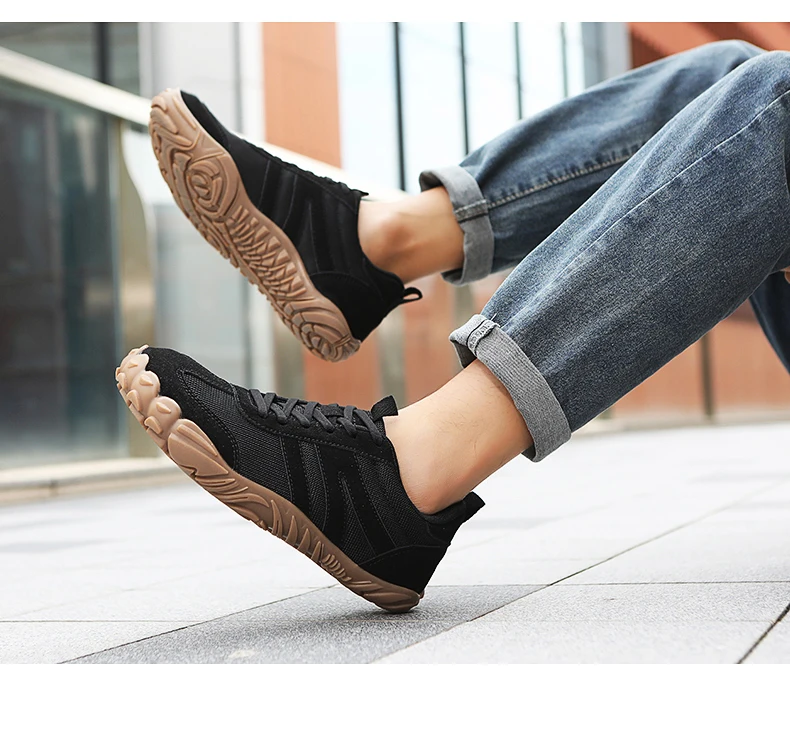 2026 Neue Barfußschuhe mit breiter Zehenbox für Herren und Damen – Zero Drop Minimalistische Sneaker im Retro-Stil für Outdoor, rutschfeste Wanderschuhe, Freizeitsneaker – Detail 28