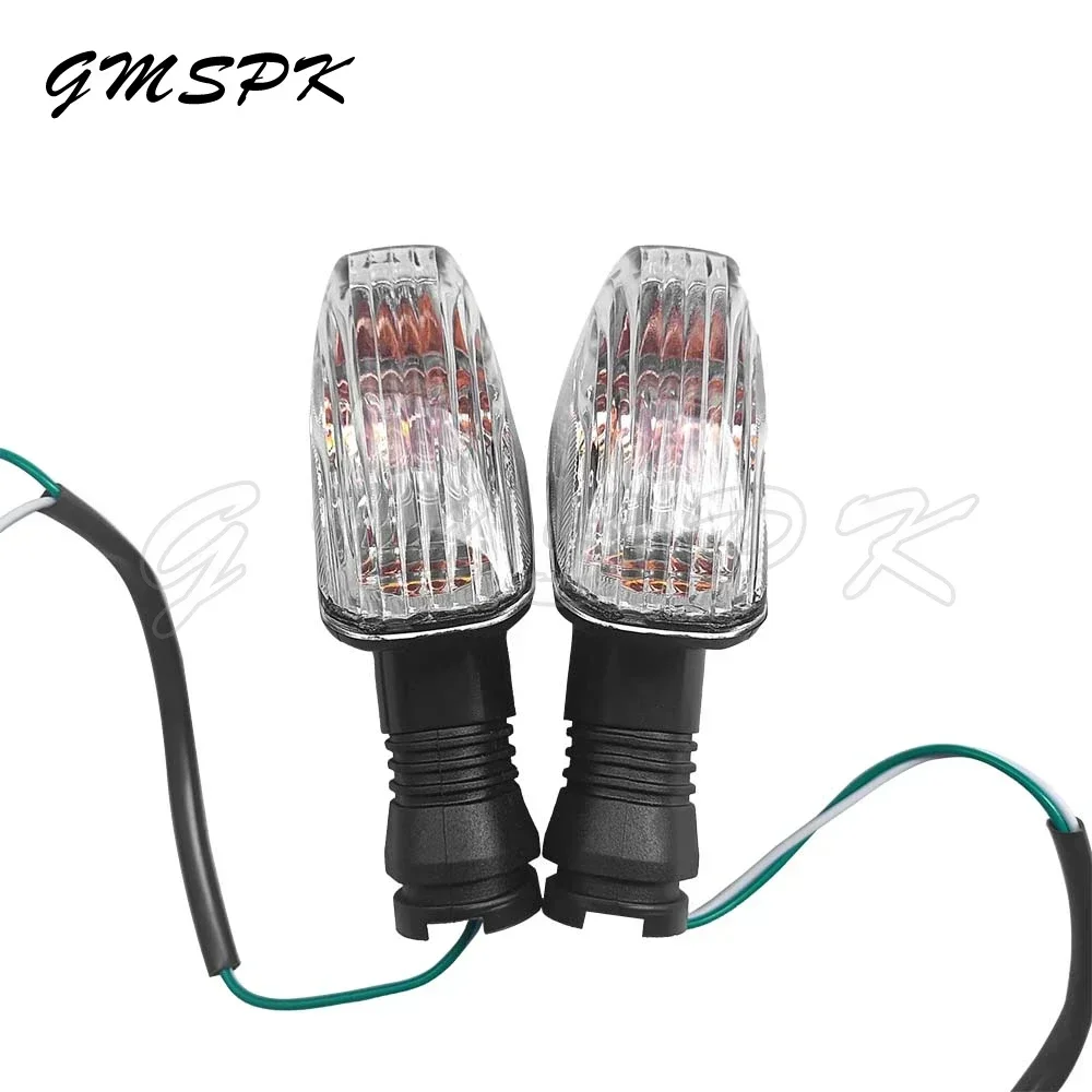 2Pcs Front Rear Turn Signal Light Indicator Lamp Fit for KAWASAKI NINJA ZX-6R ZX6R ZX-6RR KLE500 KLE650 KLR650 Z750S Z1000