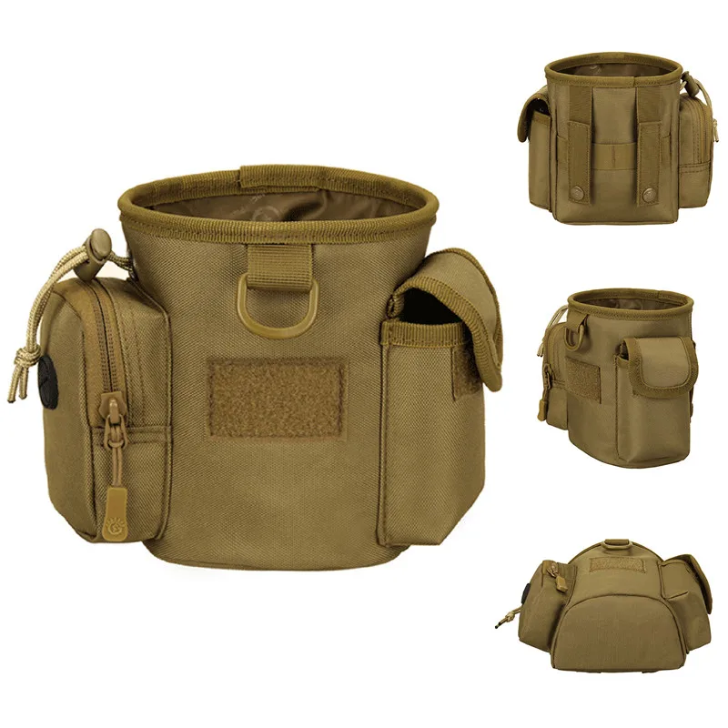 Tactical Waist Pouch Military Hunting Bag Dog Training Treat Snack Bait Pet Feed Pocket Pouch Pets Walking Glove Bags Waist Bag