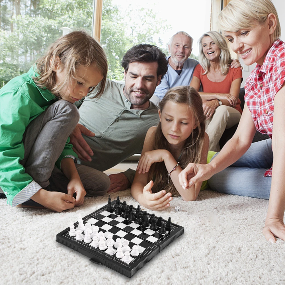 2-10PCS Chess Board Folding Snakes Ladders Interesting Magnetic Chessboard Games Entertainment Portable Outdoor Strategy Games