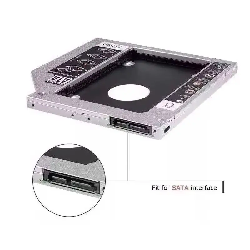 2nd HD Hard Drive Optical Caddy Bracket for HP ProBook 430 440 450 455 470 G0 G1 G2 Envy 15-k202nv 15-k004ne 17-k250CA 17-j001er