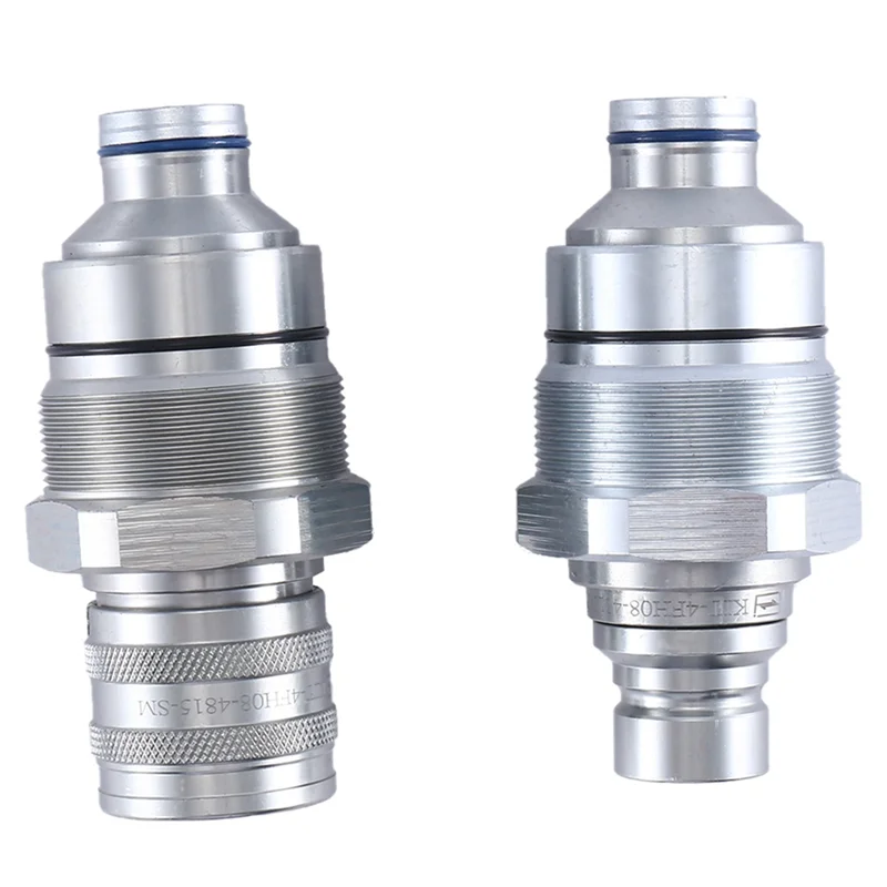 

Lasting Male Female Flat Coupler Kits Hydraulic Quick Coupler For Bobcat Kubota Tractor Excavator Loader 7246802 7246799
