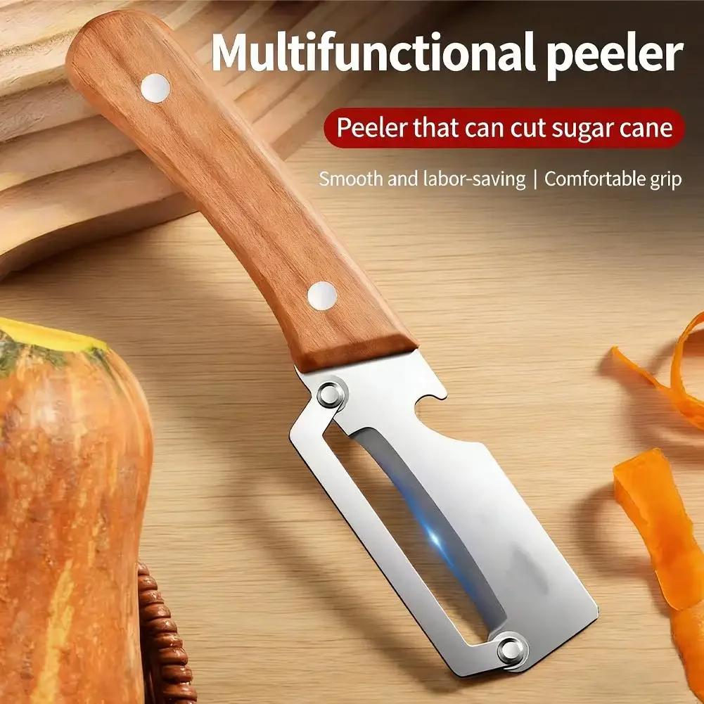 Gemüseschäler aus Holz – Ergonomisch & multifunktional