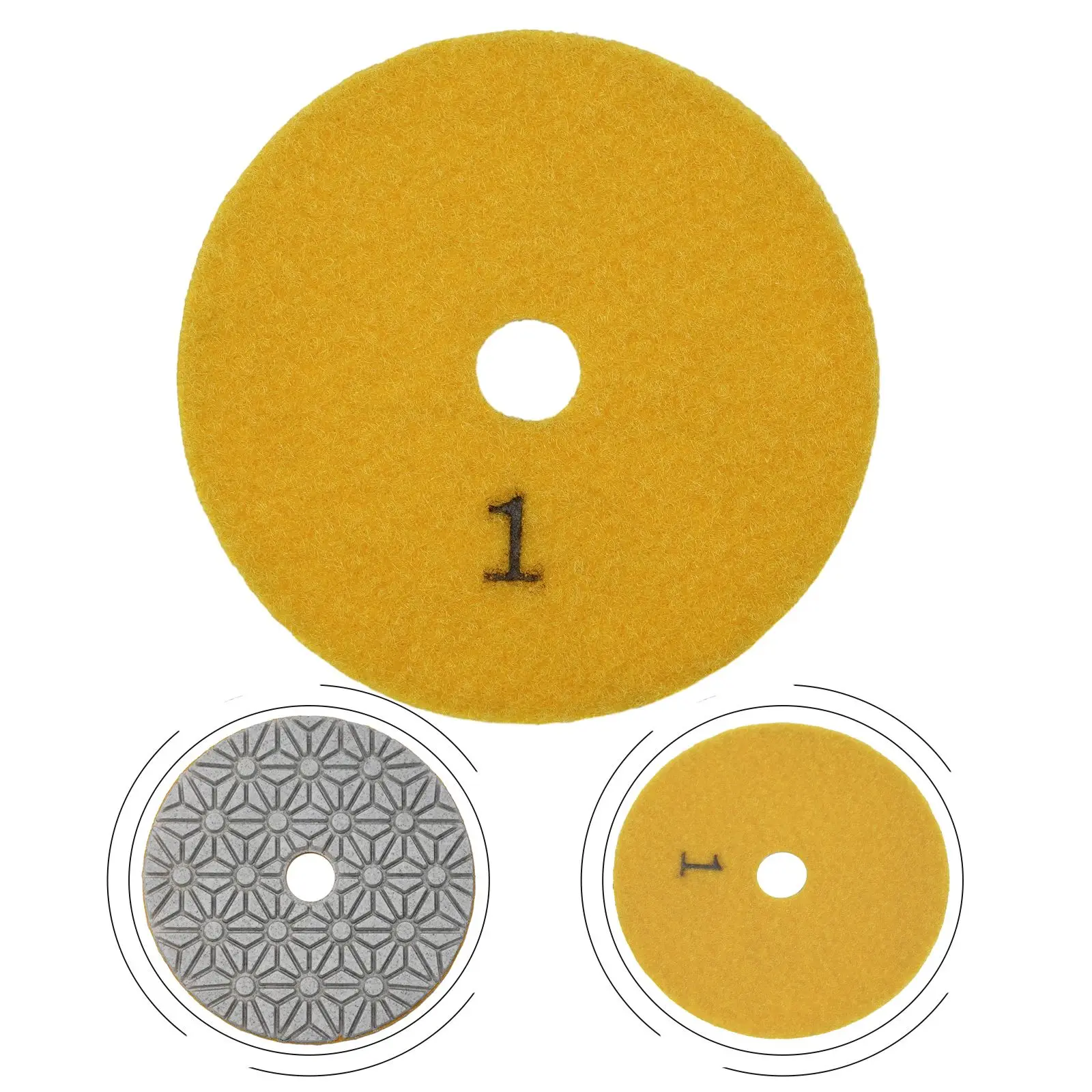 

Polishing Pads Use Wet Or Dry 1PCS 4inch Power Tool Accessories And Parts Replacement Granite Marble Concrete Polishing