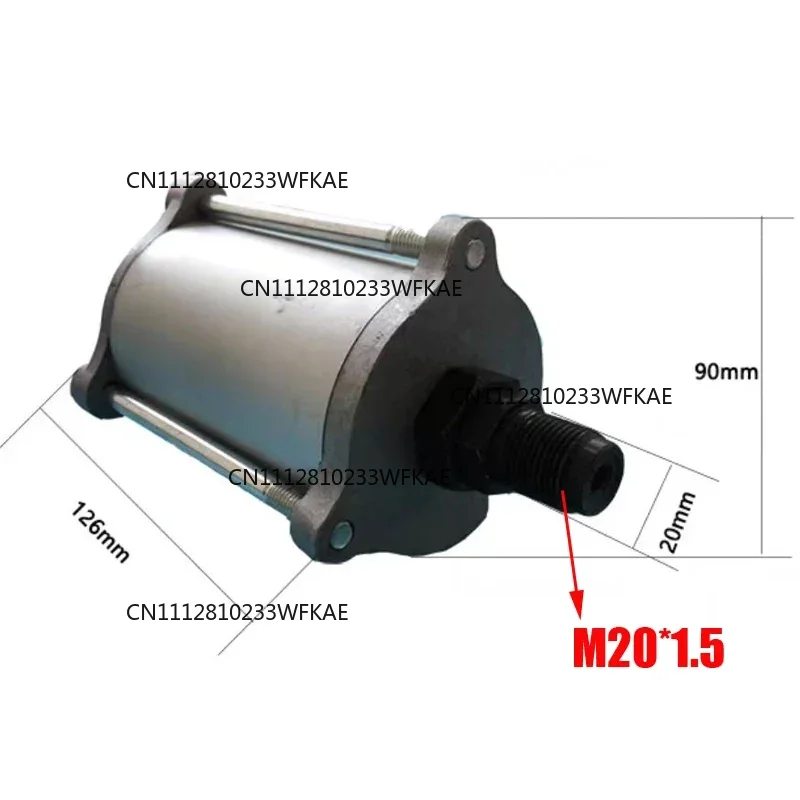 Industrial-grade Pneumatic Jack Booster Pump Hydraulic Vertical Modified Shop Booster Tool 20T 32T 50T