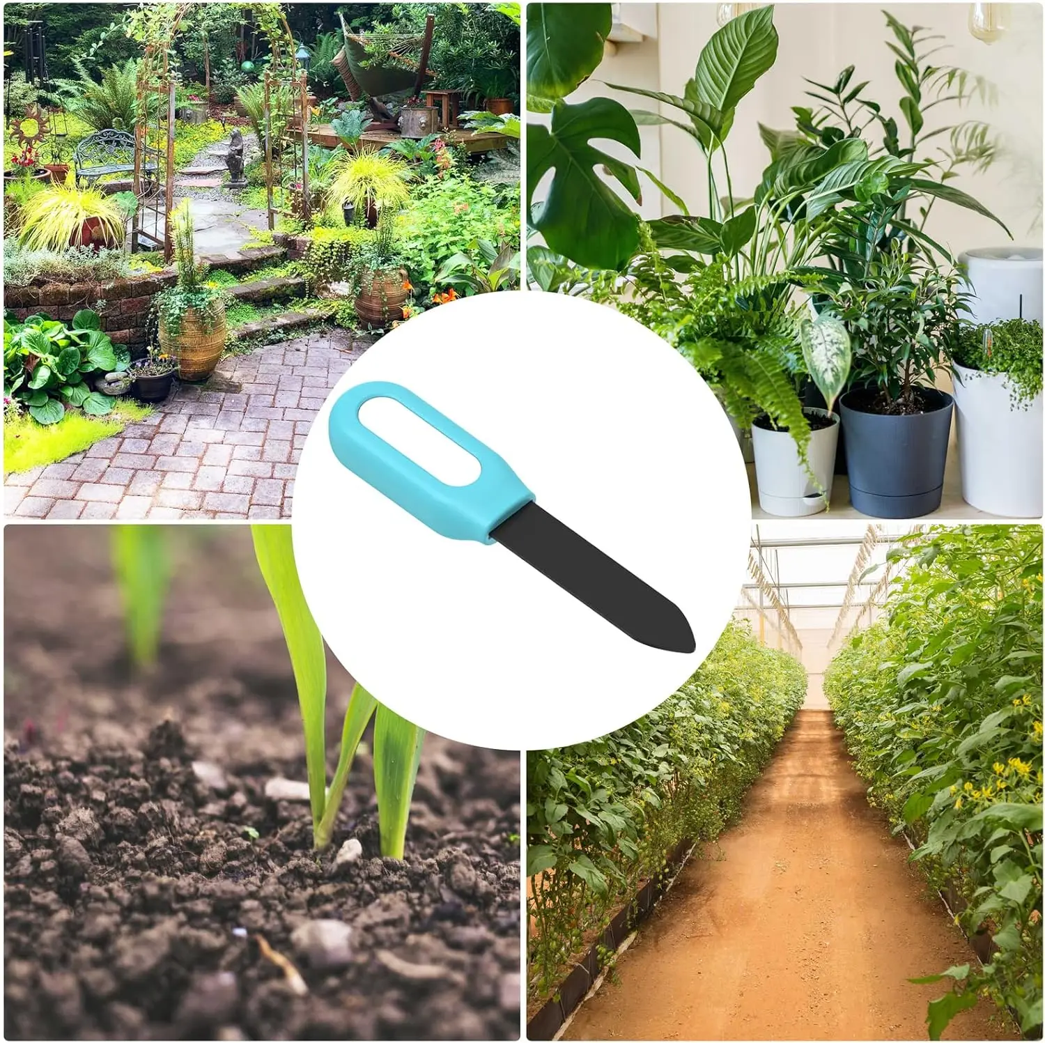 Tuya Zigbee Smart Soil Tester Bluetooth Humidity Temperature Moisture Sensor Mobile phone APP Real Time Monitor for Plant Garden