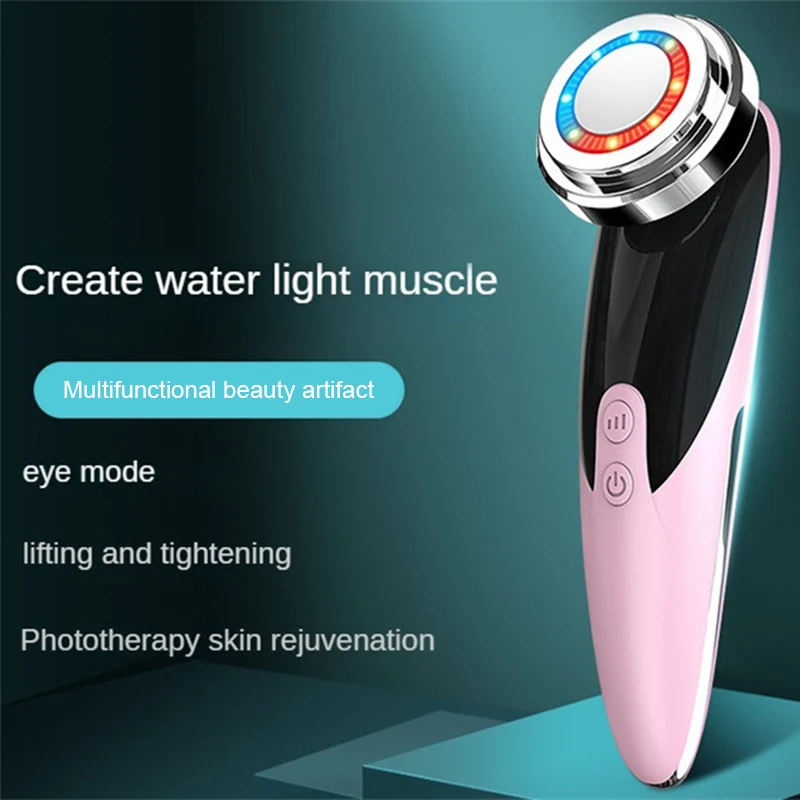 

Face Massager Skin Rejuvenation Radio Mesotherapy LED Facial Lifting Beauty Vibration Wrinkle Removal Anti Aging Radio Frequency