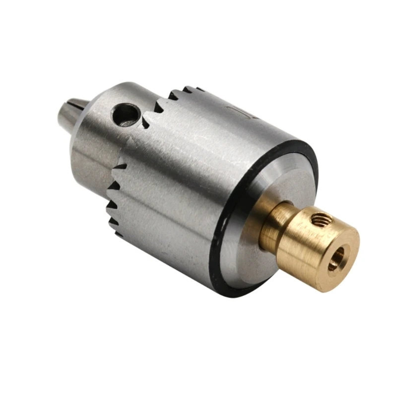 Mandrino per trapano con montaggio conico da 0,3-4 mm con chiave per mandrino Mini elettrico in ottone da 3,17 mm