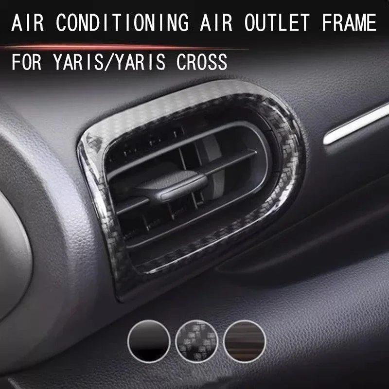 For Toyota Yaris Cross 2020-2022 Out Trend Dashboard Air Conditioning Frame Interior Decoration Modification Accessories Tools