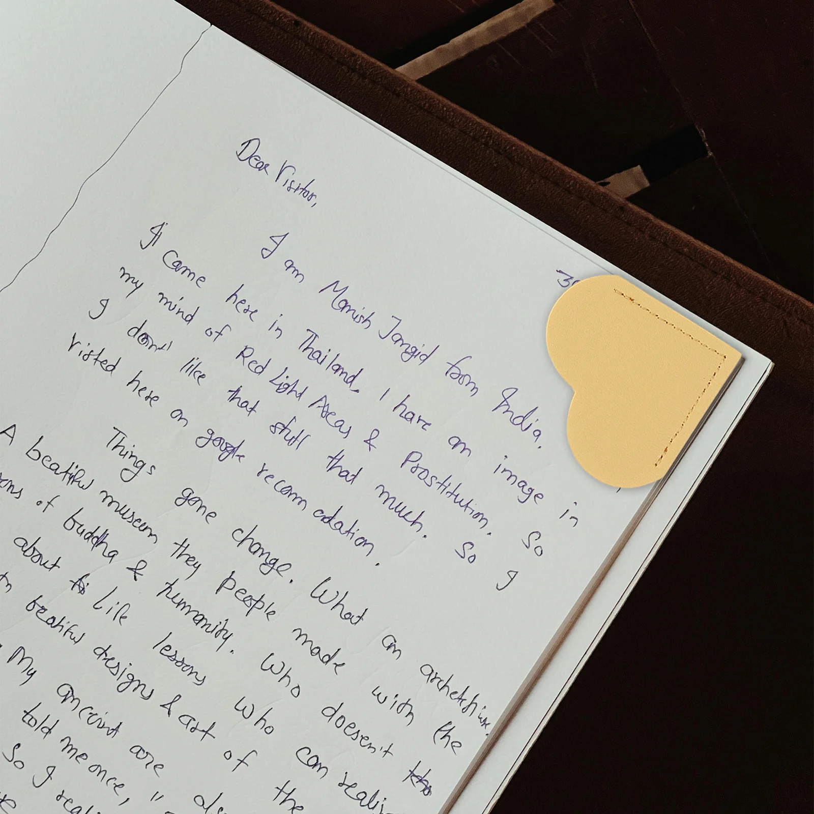 

10pcs Book Corner Markers Pu Heart-Shaped Page Protectors Cute Reading Accessories For Book Lovers Students Girls Women Gift