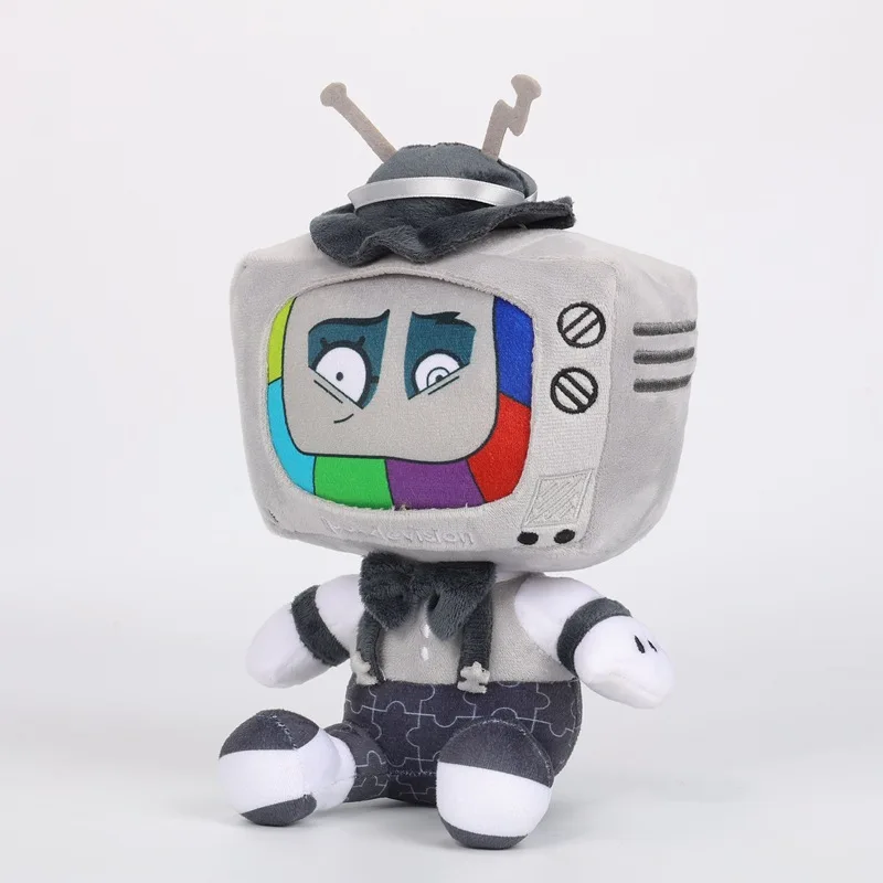 New TV host plush toy cute TV doll