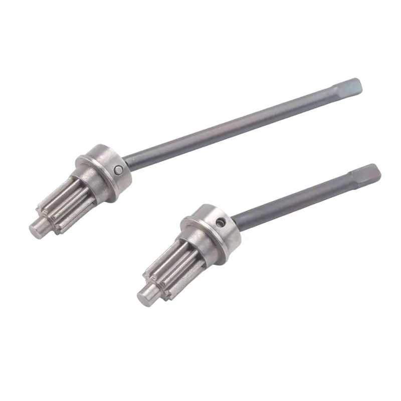 

2 шт. стальные передние приводные валы CVD для радиоуправляемых краулеров 1/10 TRAXXAS TRX4 TRX-4 TRX6, запчасти для тюнинга и аксессуары