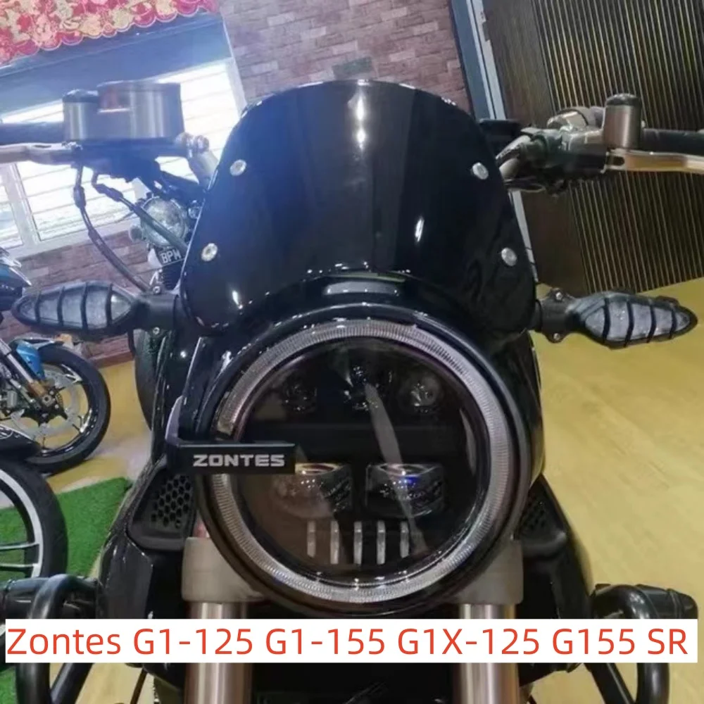 

New 2022 Motorcycle Windshield For Zontes G1-125 G1-155 G1X-125 G155 SR Wind Shield Protection Fit Zontes G1