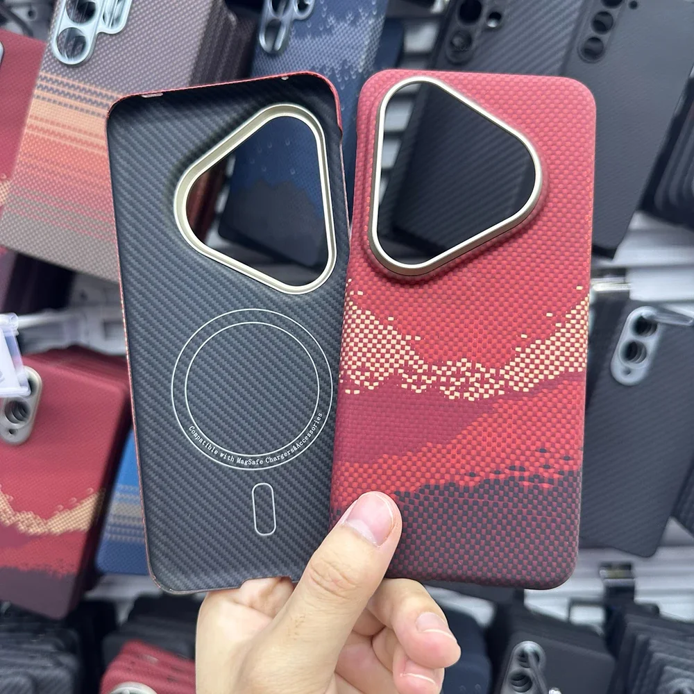 

Magnetic Case for Magsafe Carbon Fabric Fiber Aramid Case for Huawei Pura 80 Pro/ Pura80pro Plus Carbon Fiber for Pura 80 Ultra