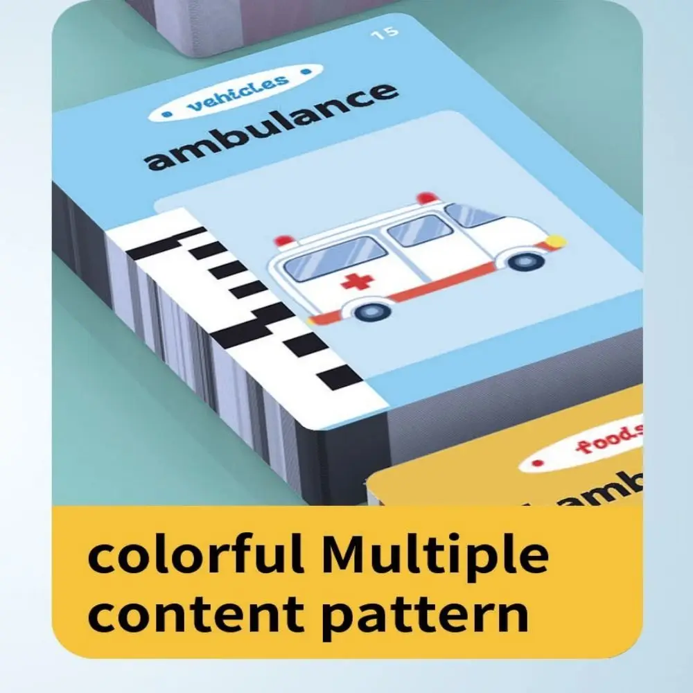 Early Educational Electronic Cards Book 112 Cards 224 Objects English Flashcards Animals Reading Talking Flash Cards