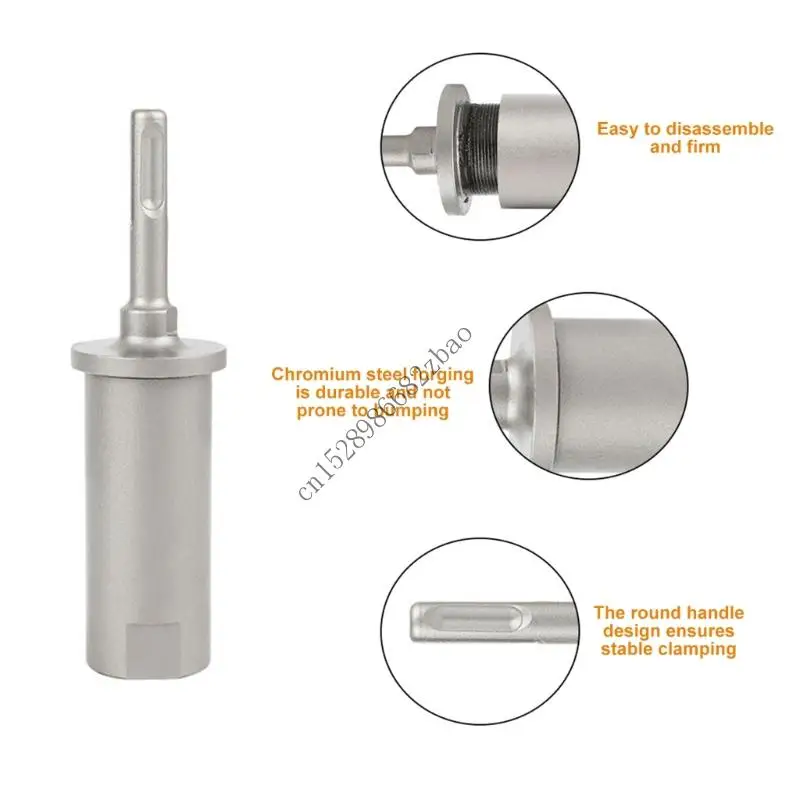 H7EA Broca adaptador acero extraíble para pilotas barras conexión a tierra e instalación cerca