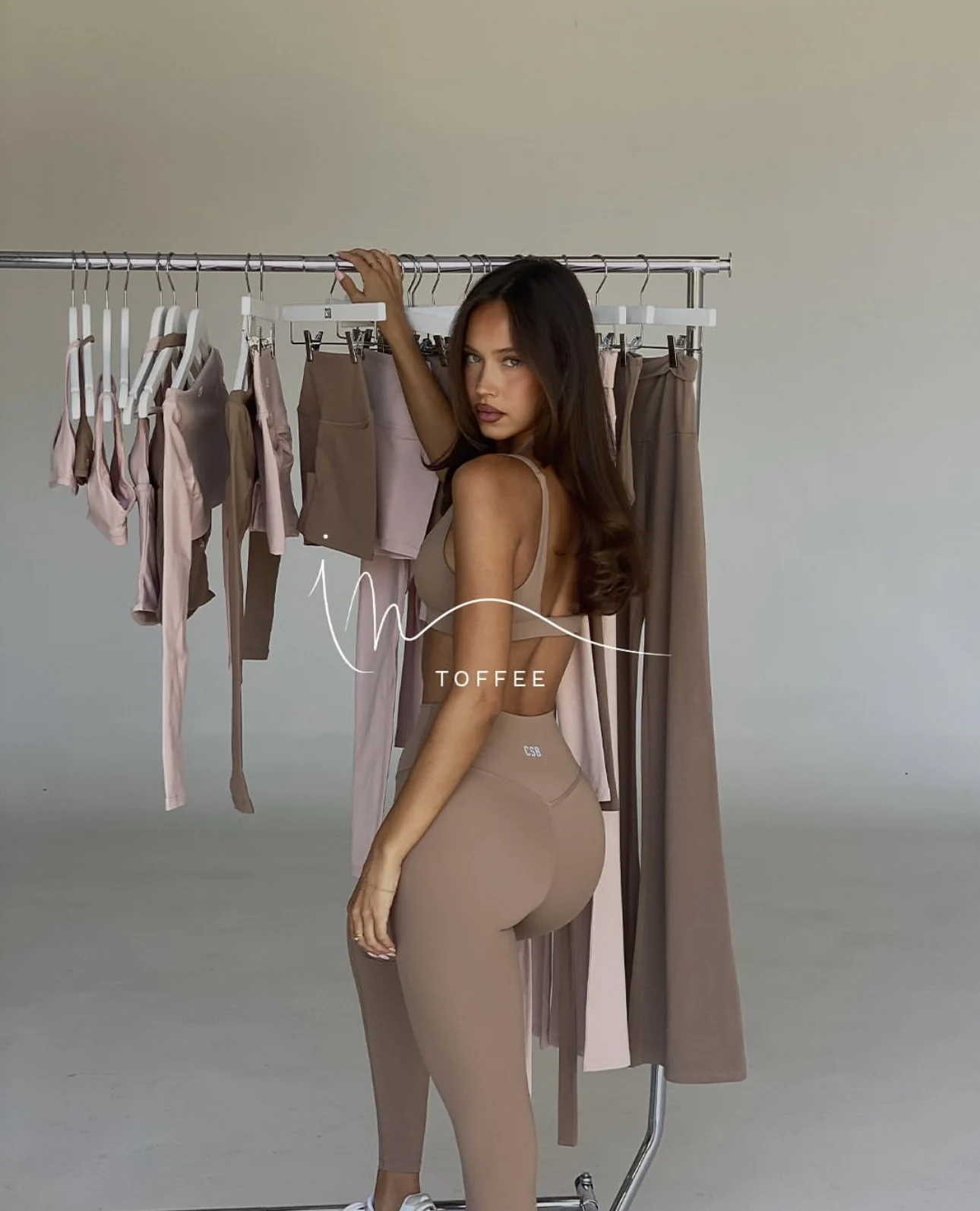 سراويل يوجا عالية الخصر للياقة البدنية من سلسلة Freedom سراويل رياضية عالية المرونة وضيقة على شكل الورك الخوخي #1