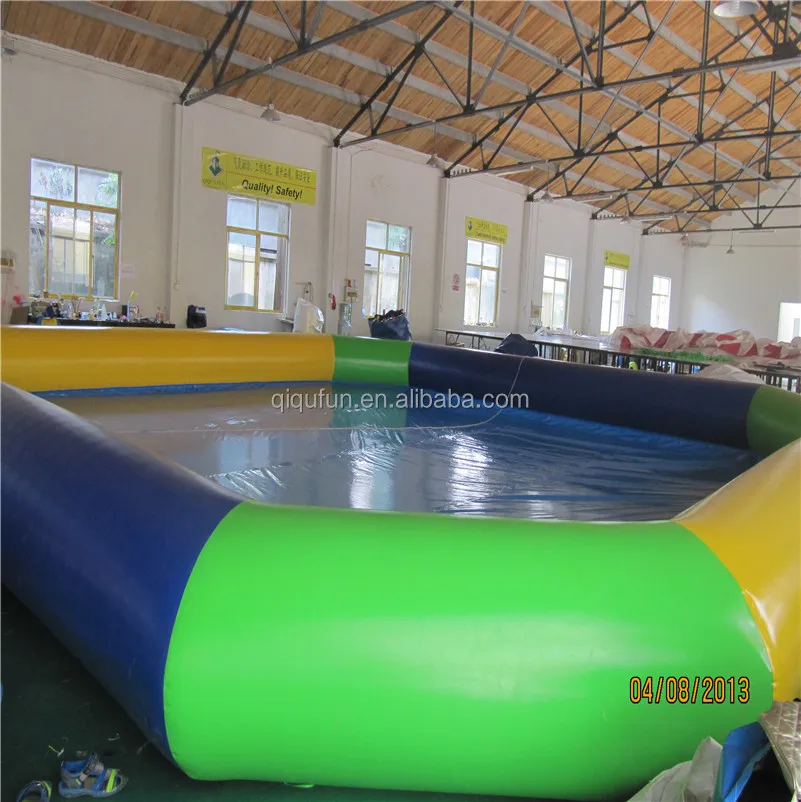 Kommerzielles aufblasbares Schwimmbad, werkseitig geliefert für den Außenbereich und den Innenbereich