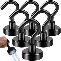 1/5/10/20PCS Strong Magnetic Hooks Load Bearing Hook MultiPurpose Storage For Home Kitchen Bar Storage Key Hanging Hanger