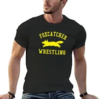 Foxcatcher Wrestling (Yellow Version) T-Shirt anime t shirts rapper graphic tees sublime mens tall t shirts