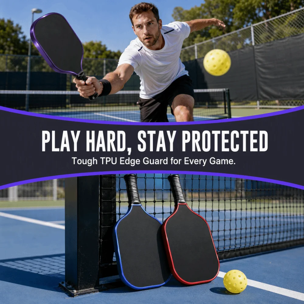 16mm Pickleball Racket Edge Sticker TPU High Fit Pickleball Racket Frame Protective Tape Durable High Elastic
