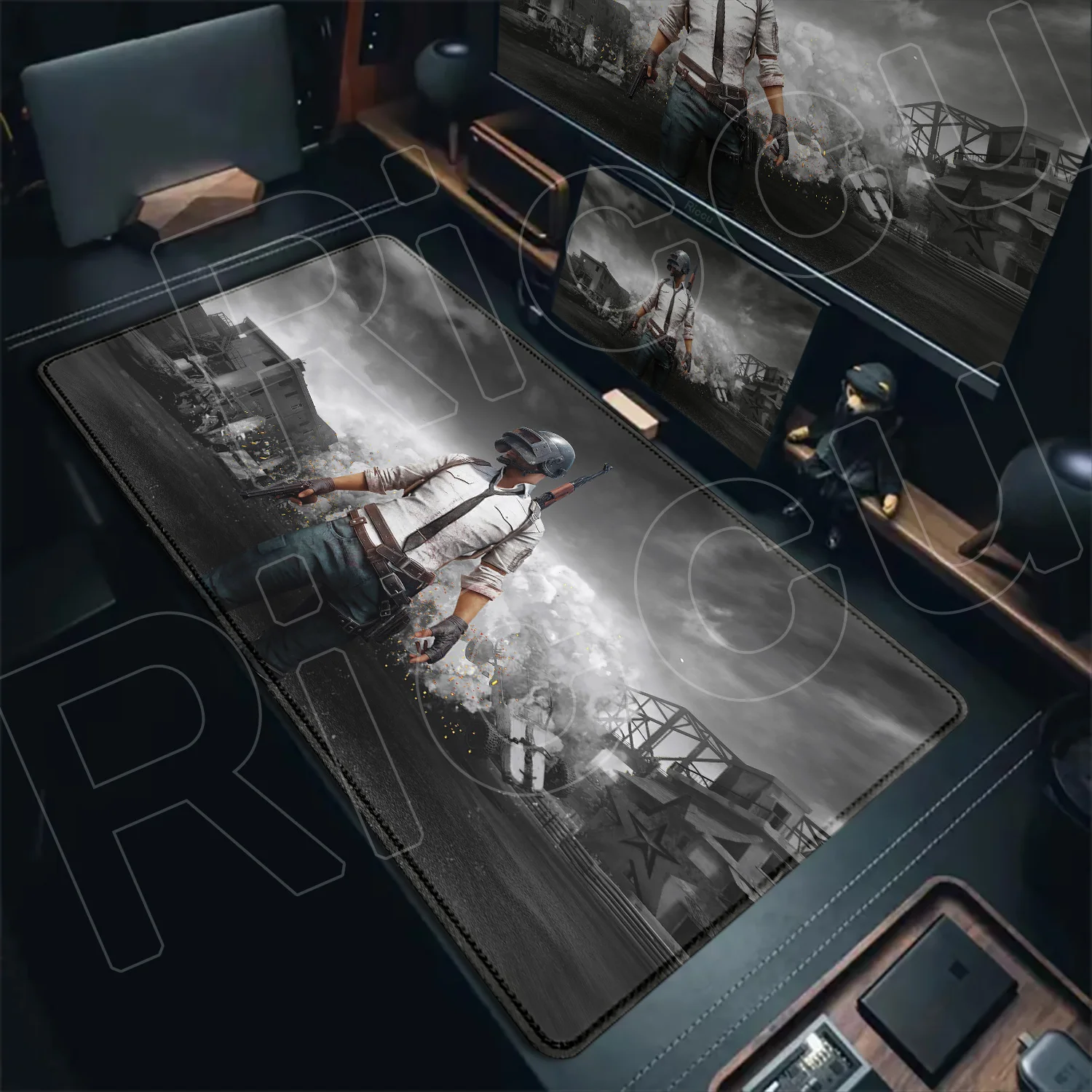 E-sports Pubg Battlegrounds Mouse Pad Cartoon Lockedge Non-slip Rubber Large Computer Game Keyboard Mat Mousepad for PC Desk Pad