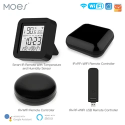 MOES nuovo WiFi RF IR telecomando universale apparecchi RF apparecchi Tuya Smart Life App controllo vocale tramite Alexa Google Home