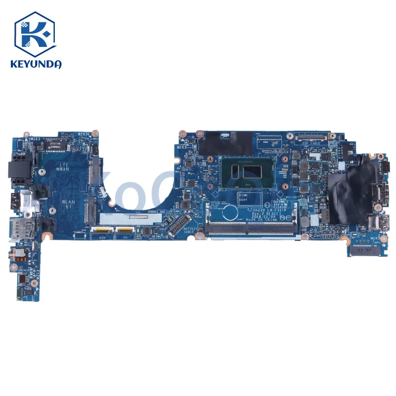 LA-F311P LA-F312P For Dell Latitude 7290 7390 Notebook Mainboard With i5-8350U i7-8650U 0MXW44 0T46Y8 0N1RRT Laptop Motherboard