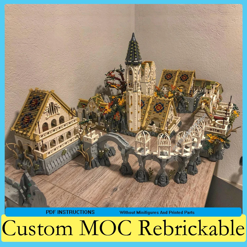 Magic Fairy Town Modular MOC Creative street view Model Building Blocks Architecture DIY Education Assembly Model Toys Gifts