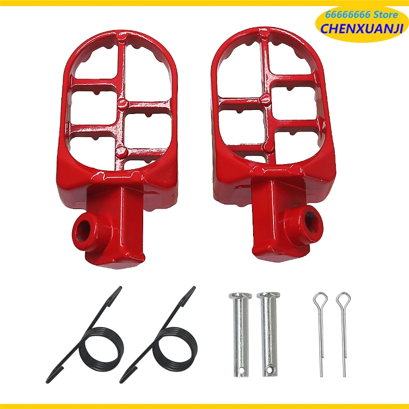 CRF/XR TW200 PW50/80 フットペダルに適したオフロードバイクアクセサリーに適したフットペダル