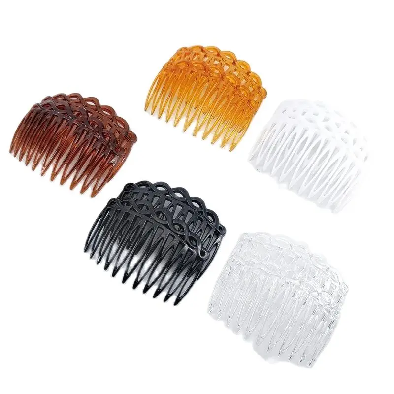 2 Stück französischer gedrehter Haarkamm mit 11 Zähnen – einfaches und stilvolles Haar-Accessoire für Frauen und Mädchen – Detail 7
