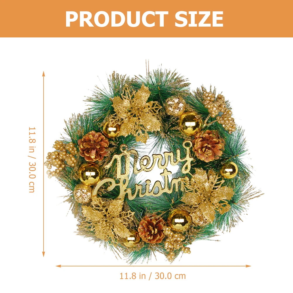 

Decoration Garland Front Door Hanging Wreath Accessories Window Plastic Ornaments Decorations