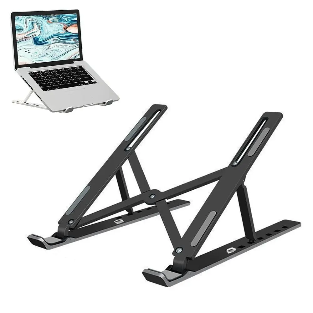 New Universal Laptop Stand Adjustable Non-slip Notebook Holder Foldable Laptop Cooling Base for Laptop/Tablet/phone
