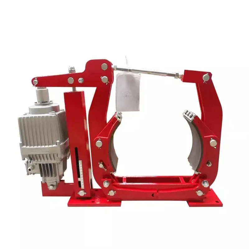 

series gear reducer brake, electric hydraulic drum brake 500/80 brake smooth