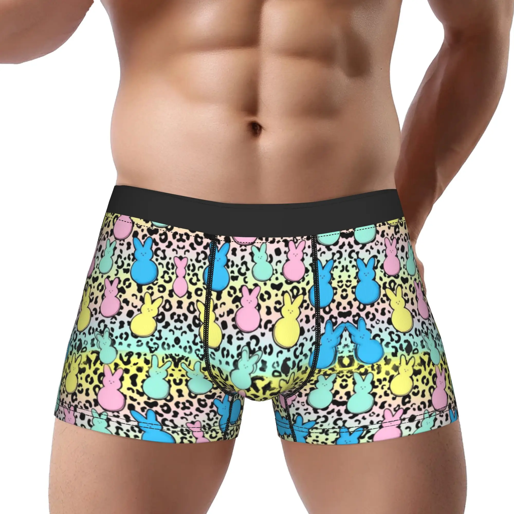 

Easter Bunny Peeps Eggs 7 Underpants Breathbale Panties Мужское нижнее белье, удобные шорты, трусы-боксеры