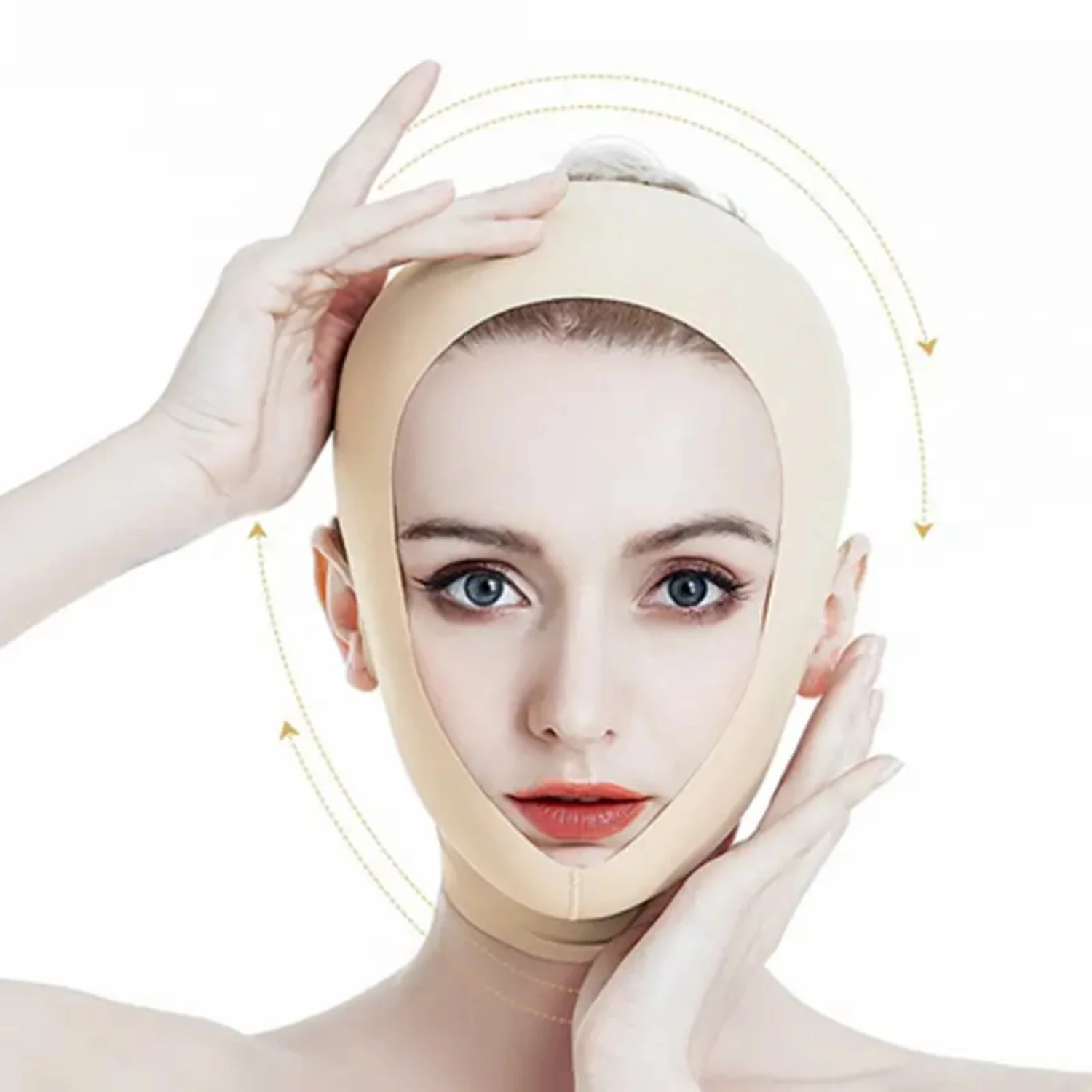 Schoonheidsverzorgingstool: Anti Rimpel Verfraaiing V-vorm Gezicht Afslanken Bandage Lift Up Riem Kin Wang Shaper Masker Nek Dun Gezicht Stra