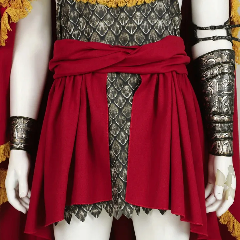 Red Messmer The Impaler Costume Uomo Erdtree Cosplay Top Mantello Accessori Set completo e articoli individuali venduti ty'4