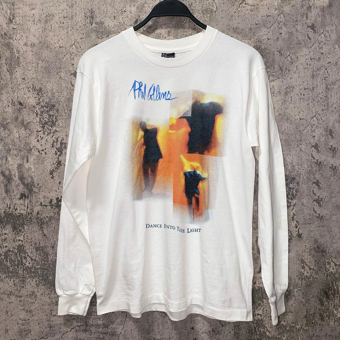 Phil Collins British Rock Singer American Street Dance Hip Hop Long Sleeve T-Shirt Motorcycle Style Vintage Top for Teens