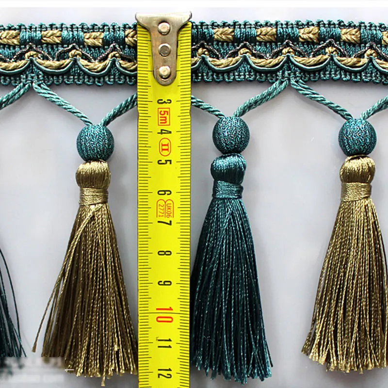 1/3/5m Curtain Trims Lace Fringe DIY Curtain Sofa Pillowcase Textile Sewing Trim Tassel Edge Ribbon Decoration Accessories