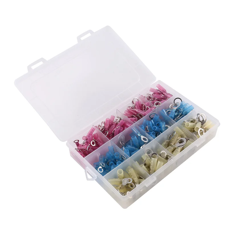 

260PCS Middle Terminal Heat Shrink Tube End Terminal Connector Set-BAAX